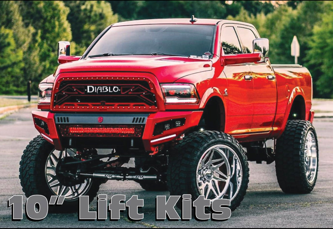 10″ Lift Kit, w/Radius Arms, 2014-2018 Dodge Ram 2500, 4wd (#54321)