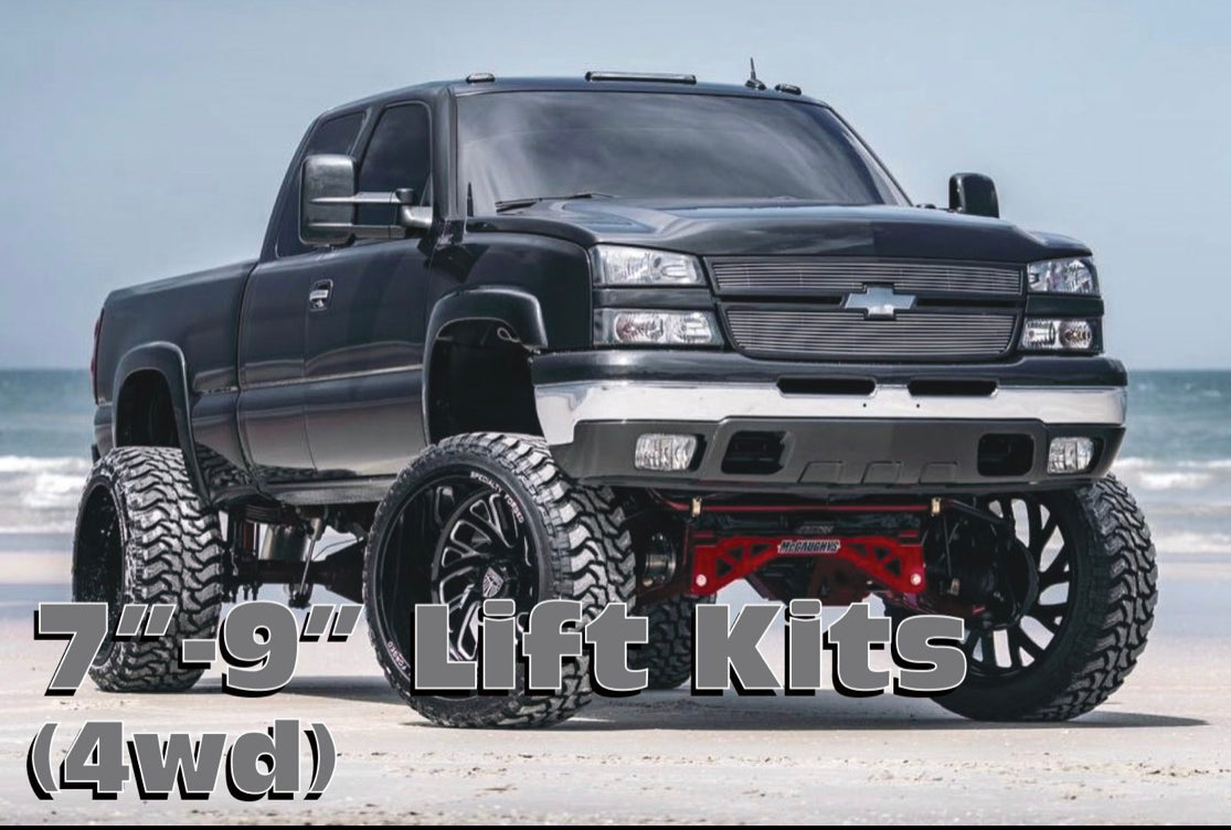 7″-9″ Lift Kit, 2002-2010 GM Truck 2500, 4wd, DIESEL (#52050)