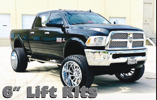 6″ Lift Kit, 2014-2018 Dodge Ram 2500, 4wd (#54326)