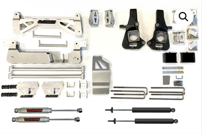 7″-9″ Lift Kit, 2002-2010 GM Truck 2500, 2wd, DIESEL (#52000)