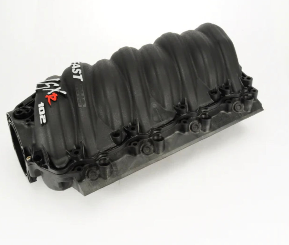 FAST LSXR Manifold 102MM Rect Port - Black