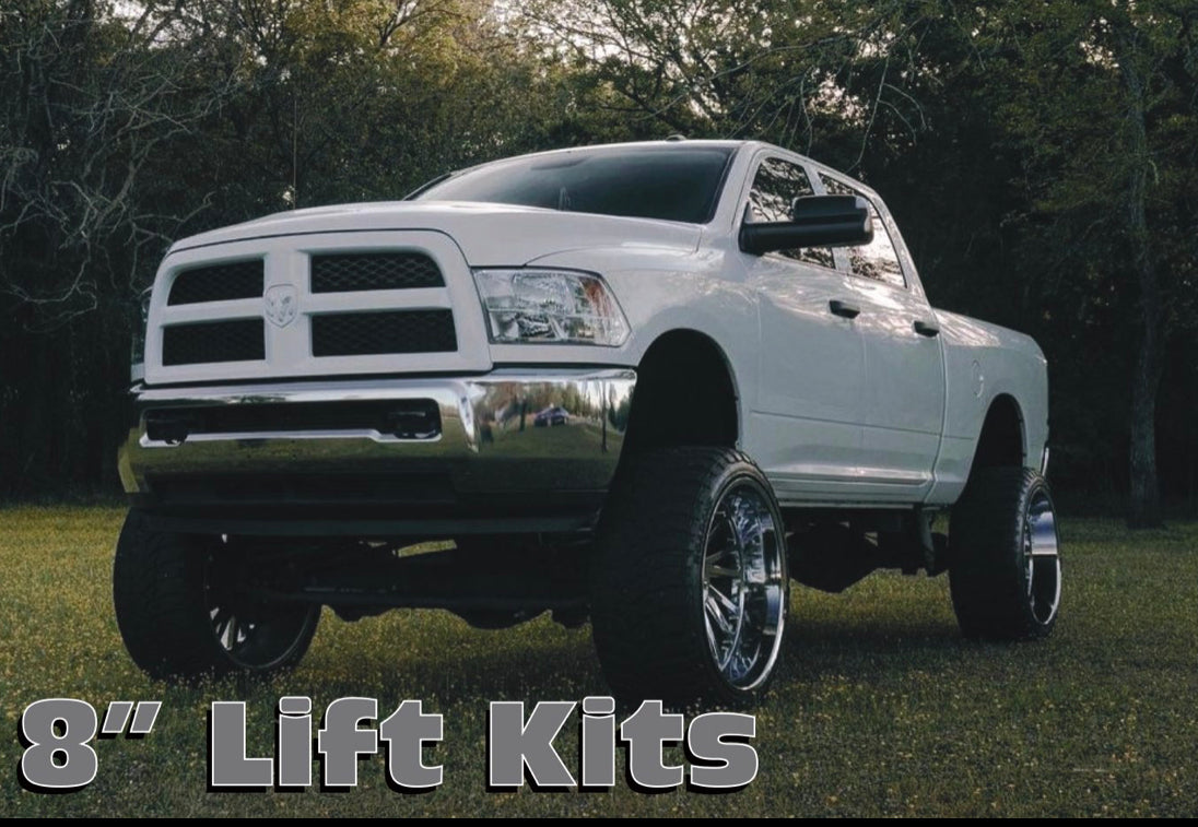 8″ Lift Kit, 2014-2018 Dodge Ram 2500, 4wd (#54320)