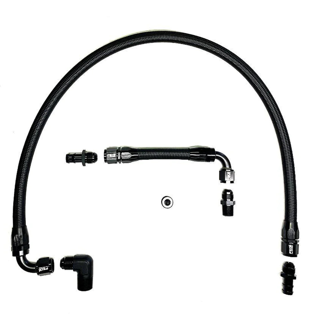 FSD 2003-2007 Dodge Cummins Heater Hose Kit Black Braided