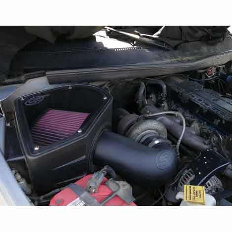 S&B FILTERS 75-5090 COLD AIR INTAKE (CLEANABLE FILTER)
VEHICLE FITMENT:
1994-2002 DODGE 5.9L DIESEL