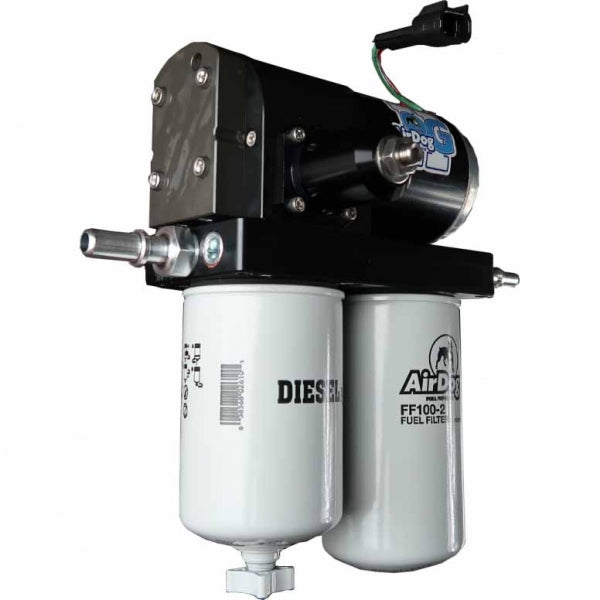 AIRDOG II-5G A7SABD525 DF-165-5G AIR/FUEL SEPARATION SYSTEM
VEHICLE FITMENT:
1998.5-2004 DODGE 5.9L 24V DIESEL (MODERATE TO EXTREME)