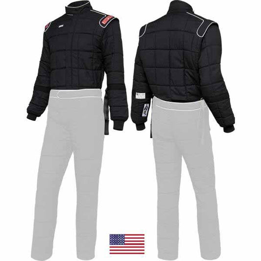 SIMPSON TWO-PIECE DRAG RACING SUIT JACKET (SFI-15)
VEHICLE FITMENT:
MULTIPLE SIZES AVAILABLE