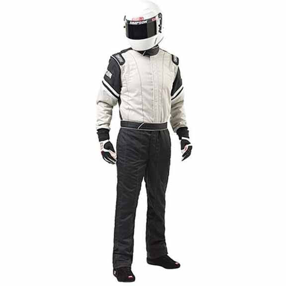 SIMPSON ONE-PIECE LEGEND II RACING SUIT (SFI-1)
VEHICLE FITMENT:
MULTIPLE SIZES AVAILABLE