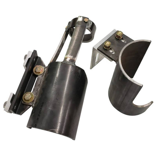 FRONT DRIVE SHAFT BLOW SHIELD SET STEEL 2001-2010