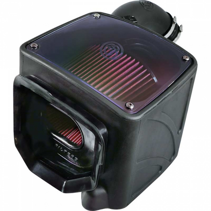 S&B FILTERS 75-5101 COLD AIR INTAKE (CLEANABLE FILTER)
VEHICLE FITMENT:
2001-2004 GM 6.6L DURAMAX LB7