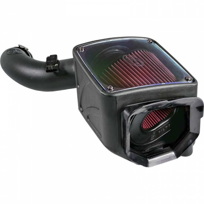 S&B FILTERS 75-5101 COLD AIR INTAKE (CLEANABLE FILTER)
VEHICLE FITMENT:
2001-2004 GM 6.6L DURAMAX LB7