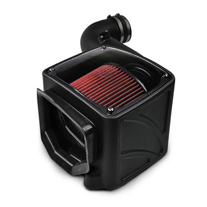 S&B FILTERS 75-5080 COLD AIR INTAKE (CLEANABLE FILTER)
VEHICLE FITMENT:
2006-2007 GM 6.6L DURAMAX LLY/LBZ